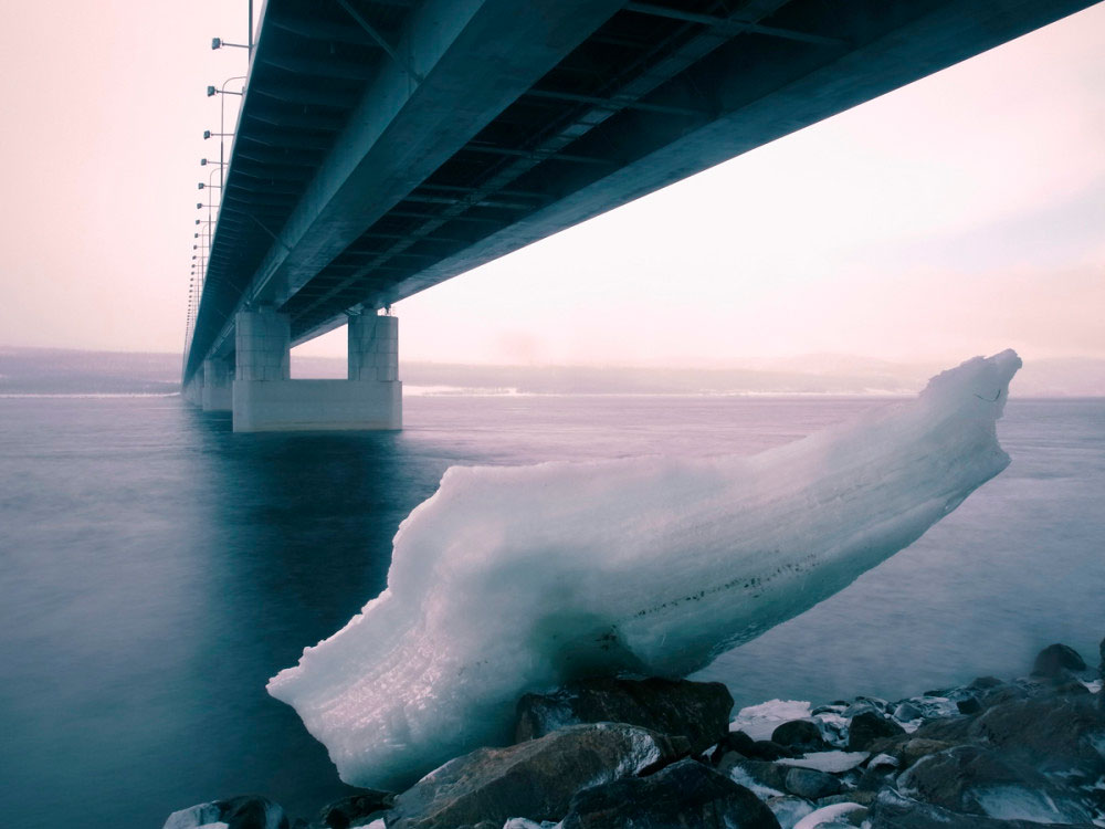 Murmansk - Kola harbor. January 2015