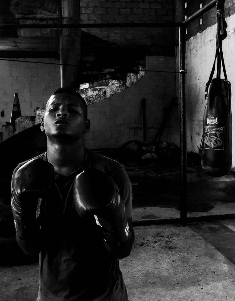 San Andrés, Colombia - October 2016. A lot of boxing is about hype, beating your opponent mentally before you\'ve even stepped into the ring with them.