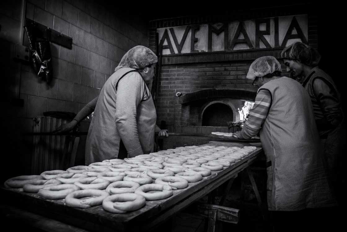 Castelvetere sul Calore (AV), Italy - April 2018 - The communal wood oven